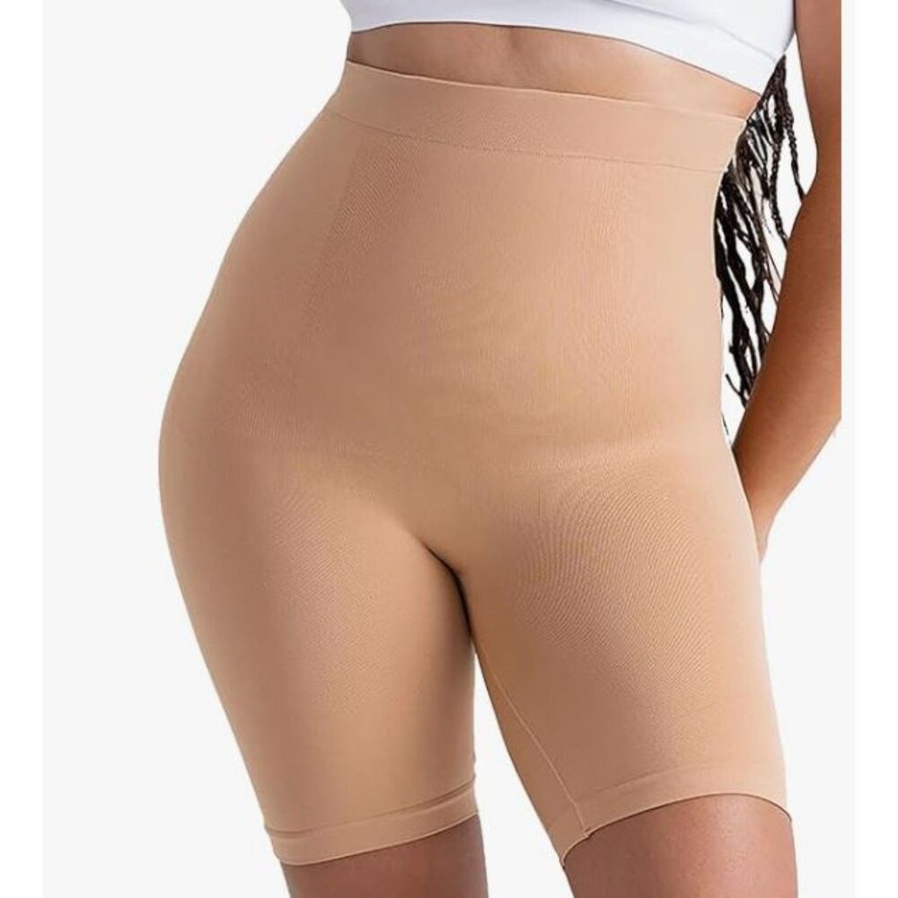 NEW Shapermint High Waist Shaper Shorts XL/2XL Nude Seamless Smoothing NWT